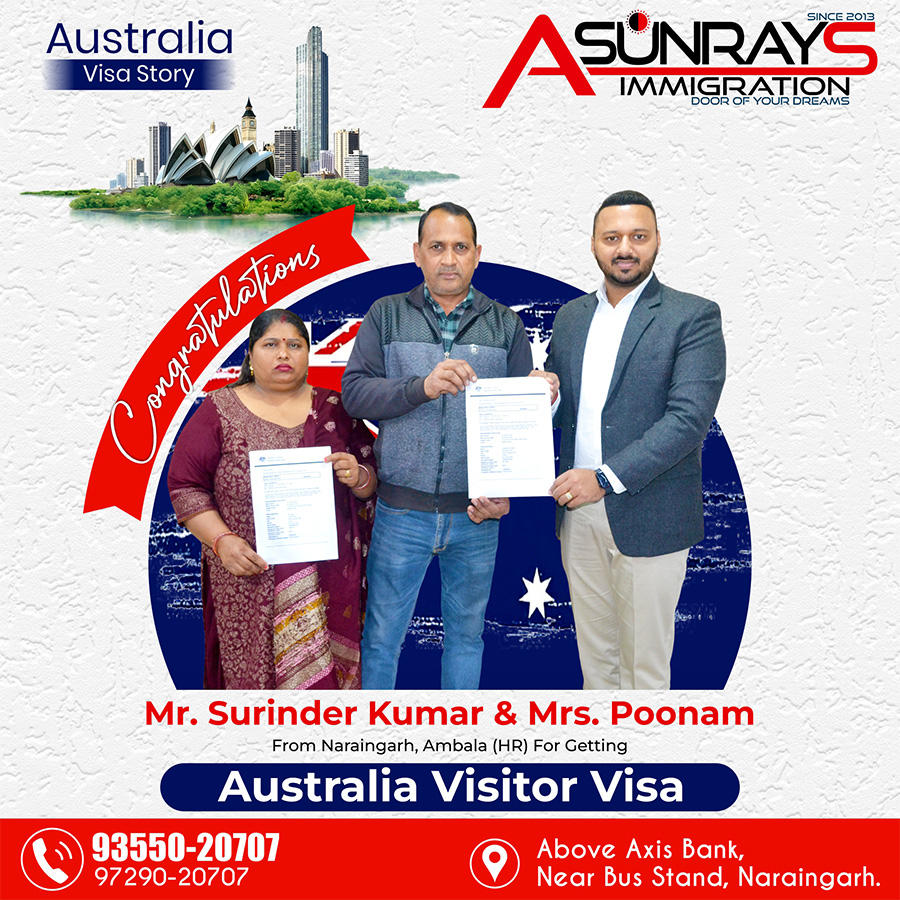Surinder and poonam aus