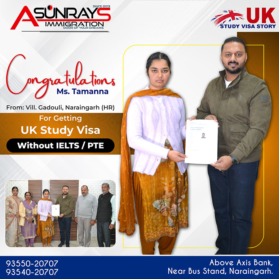 Tamanna UK Study Visa